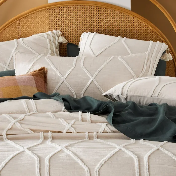 Toro Tufted Natural Pillowcase