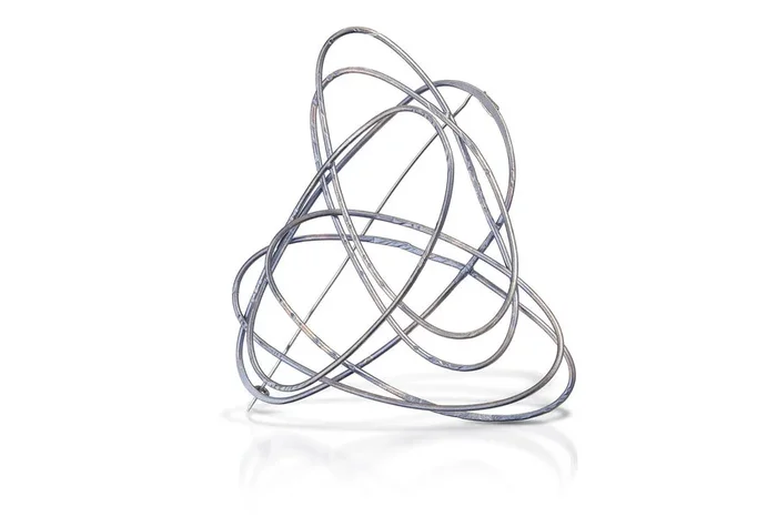 Trinity ByHand Pin – Natural Silver