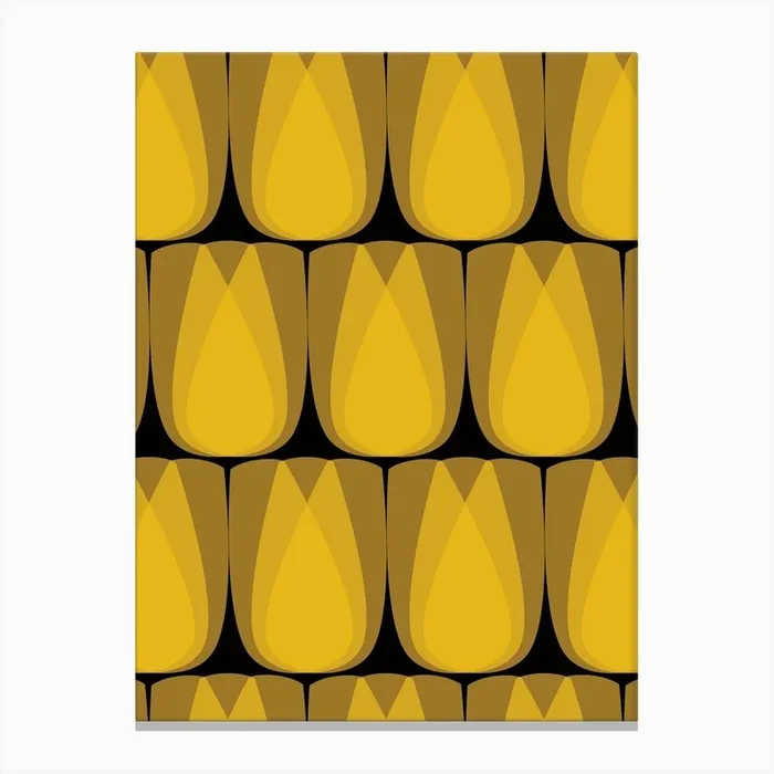 Tulip_Yellow Canvas Print by Hyunji Kim