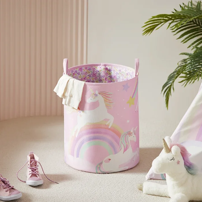 Unicorn Squad Printed Basket