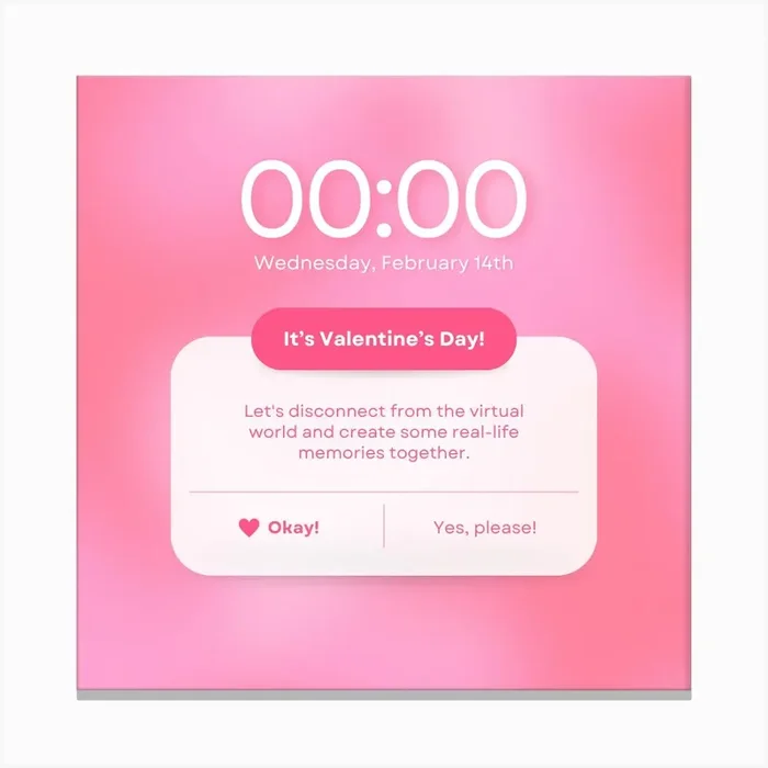 Valentine’s day Canvas Print by Dreamer