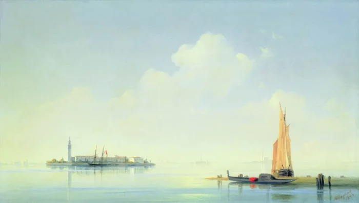 Venetian lagoon. View of the island of San Giorgio