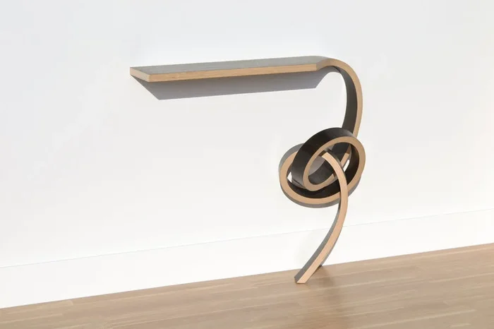 Vertigo Table – Smoked Oak