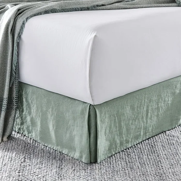 Vintage Washed Eucalyptus Linen Valance