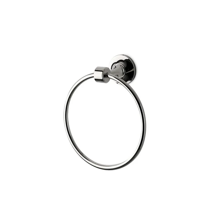 Waterworks Easton Towel Ring in Nickel