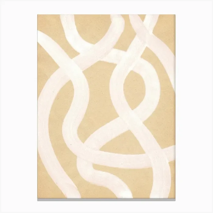 Wavy Lines Canvas Print by Whale’s Way
