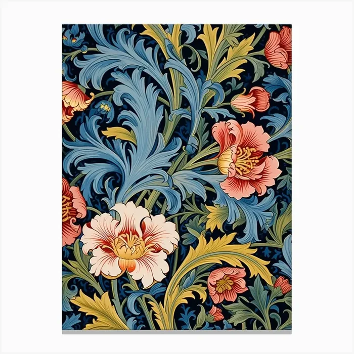 William Morris Wallpaper 51 Canvas PrintS by Shadesigns