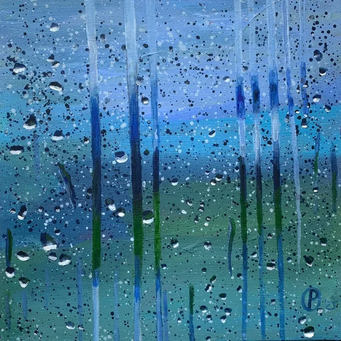 Window (2025) Acrylic painting by Olga Pascari