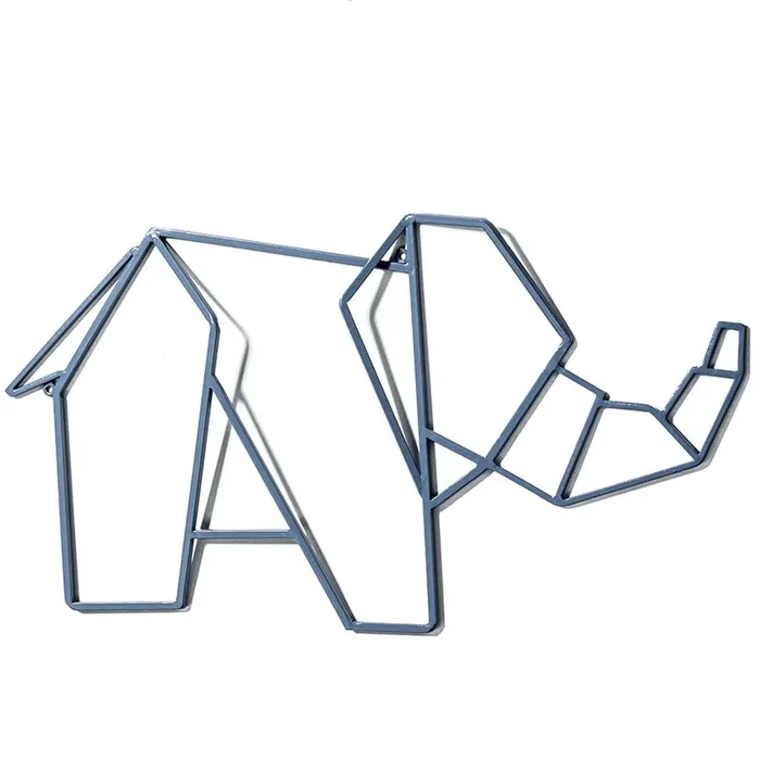 Wire Wall Art Elephant