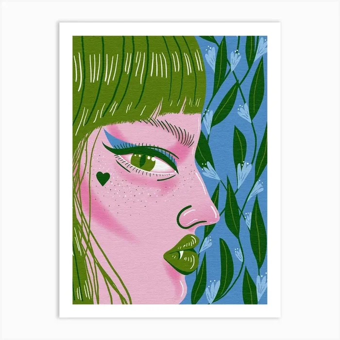 Wood Nymph Art Print by Madelen Foss