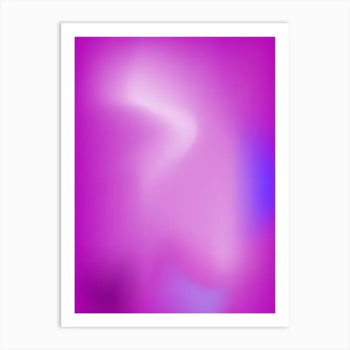 Y2k Purple Gradient Art Print by KelsBlaylockDesigns