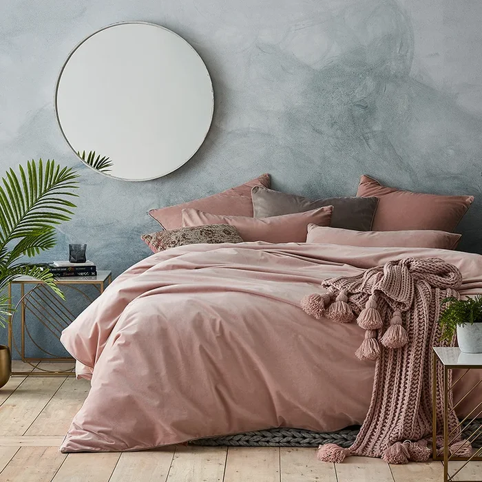 Zara Velvet Violet Rose Quilt Cover Set + Separates